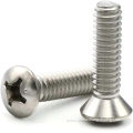 Phillips Slotted Oval Head Machine Screws